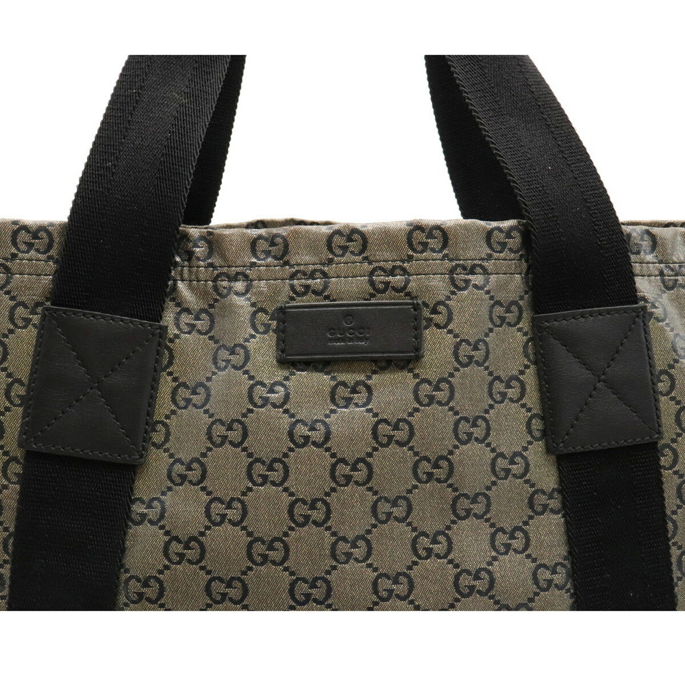 Gucci GG Crystal Tote Bag Gray Black - Picture 8 of 8
